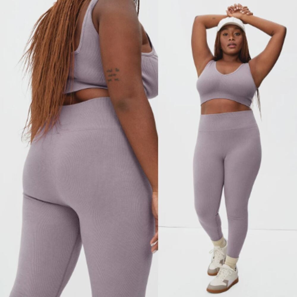 Everlane | The Seamless Legging | Dusty Lavender Light Purple | Sz XS/S | NWT
